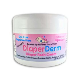 DiaperDerm 8oz All Natural Pediatrician Formulated Diaper Rash Cream