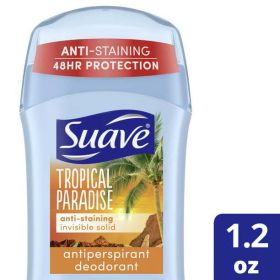 Suave Deodorant Antiperspirant Stick Tropical Paradise;  1.2 oz