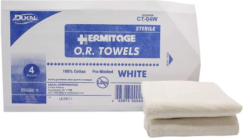 Operating Room Towels O.R. Sterile CSR Wrapped 17" x 26"