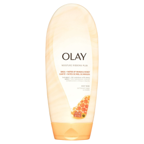 Olay Moisture Ribbons Plus Shea and Manuka Honey Body Wash, for All Skin Types, 18 fl oz