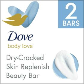 Dove Body Love Hypoallergenic Dryness Relief Bar Soap with Pro Ceramides, 7.5 oz, 2 Bars (Brand: Dove)