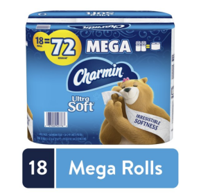 Charmin Ultra Soft Toilet Paper, 18 Mega Rolls (White: Charmin)